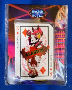 Hazbin Hotel Alastor Trump Design Acrylic Stand Official Black Balloon Market