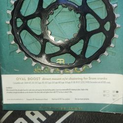 Absolute Black Oval Boost Direct Mount Chainring SRAM