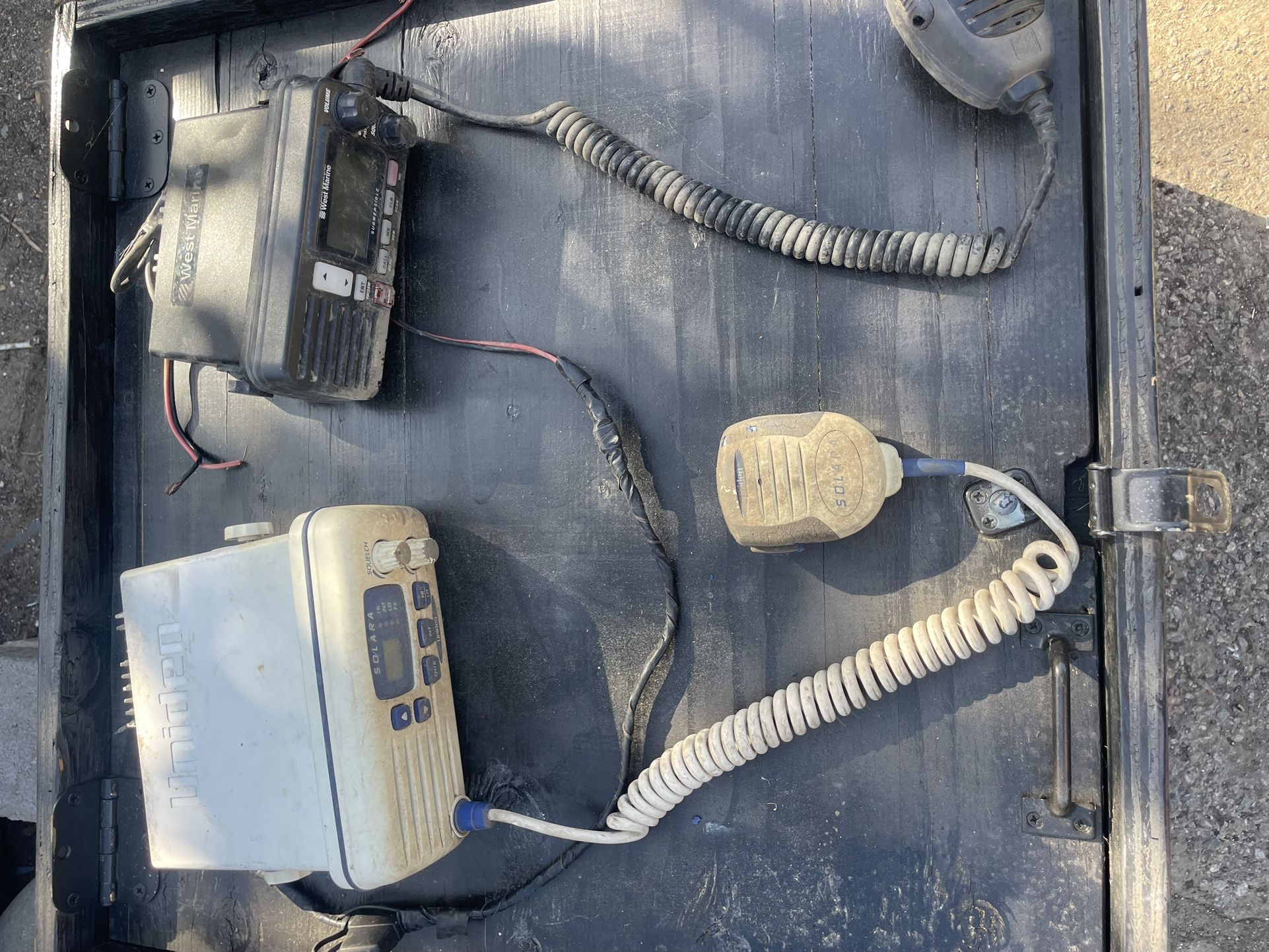 Boat Marine Radio And antenna