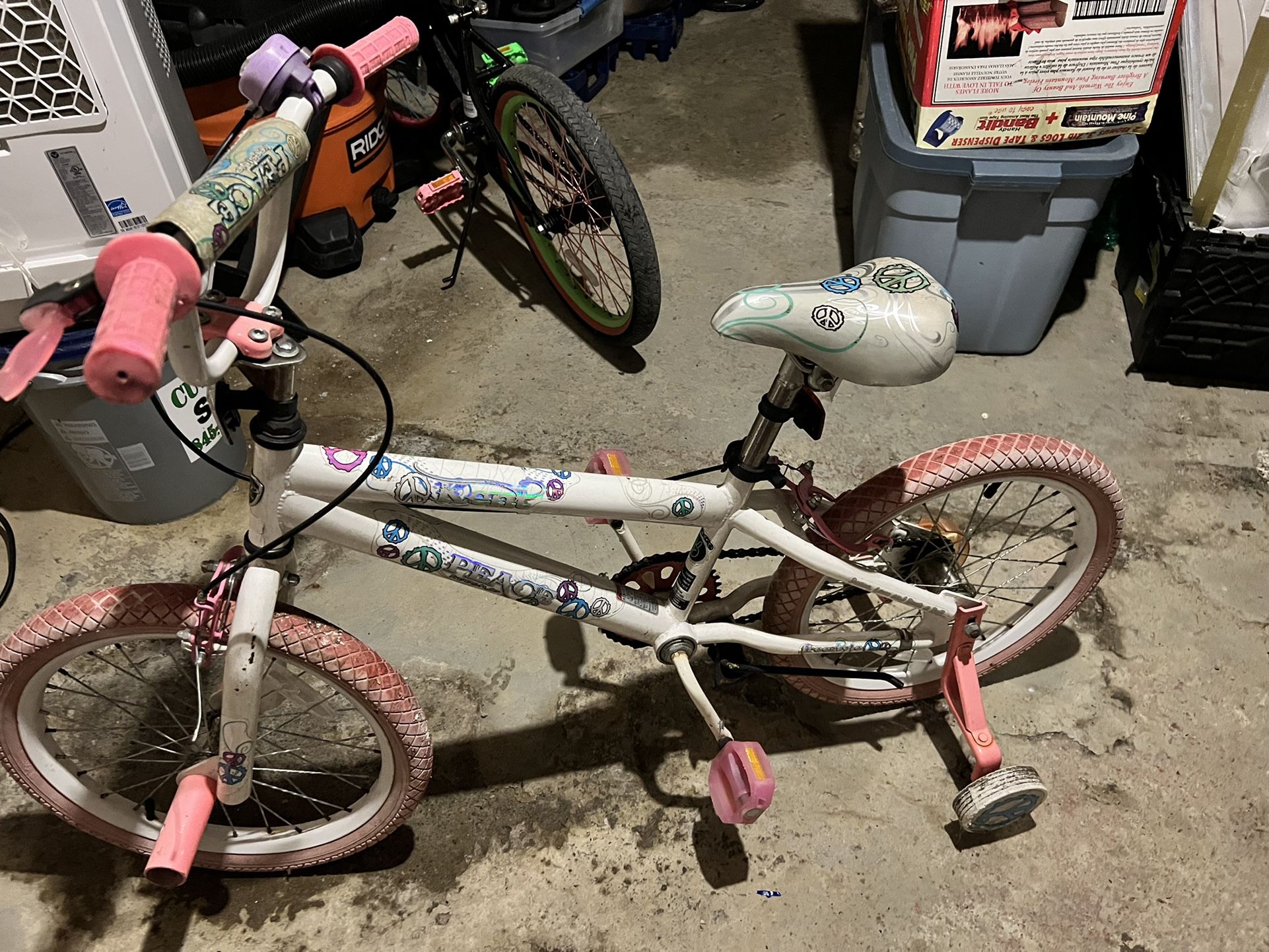 I have a Kent "Peace" 18" girls bicycle GS21895 for sale!