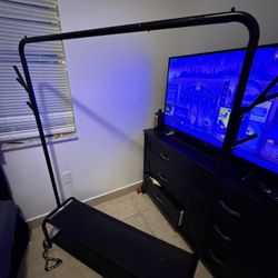 clothing rack With Hat Rack And Bottom For Shoes 