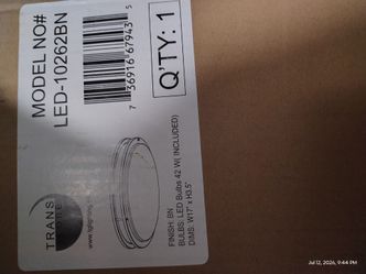 Transglobe led flush mount light fixture