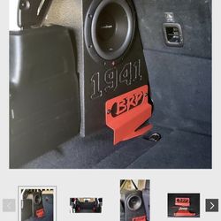 2018 And 2023 (Driver And Passenger) Jeep Wrangler JLU 10" Rhino Coated Subwoofer Boxes Sealed