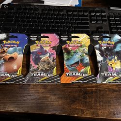 Pokemon Team Up Blister Pack Artwork Set