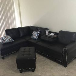 Sectional Sofa With Ottoman New 