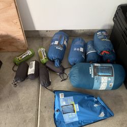 Sleeping Bags, Air Mattress And Pillows 