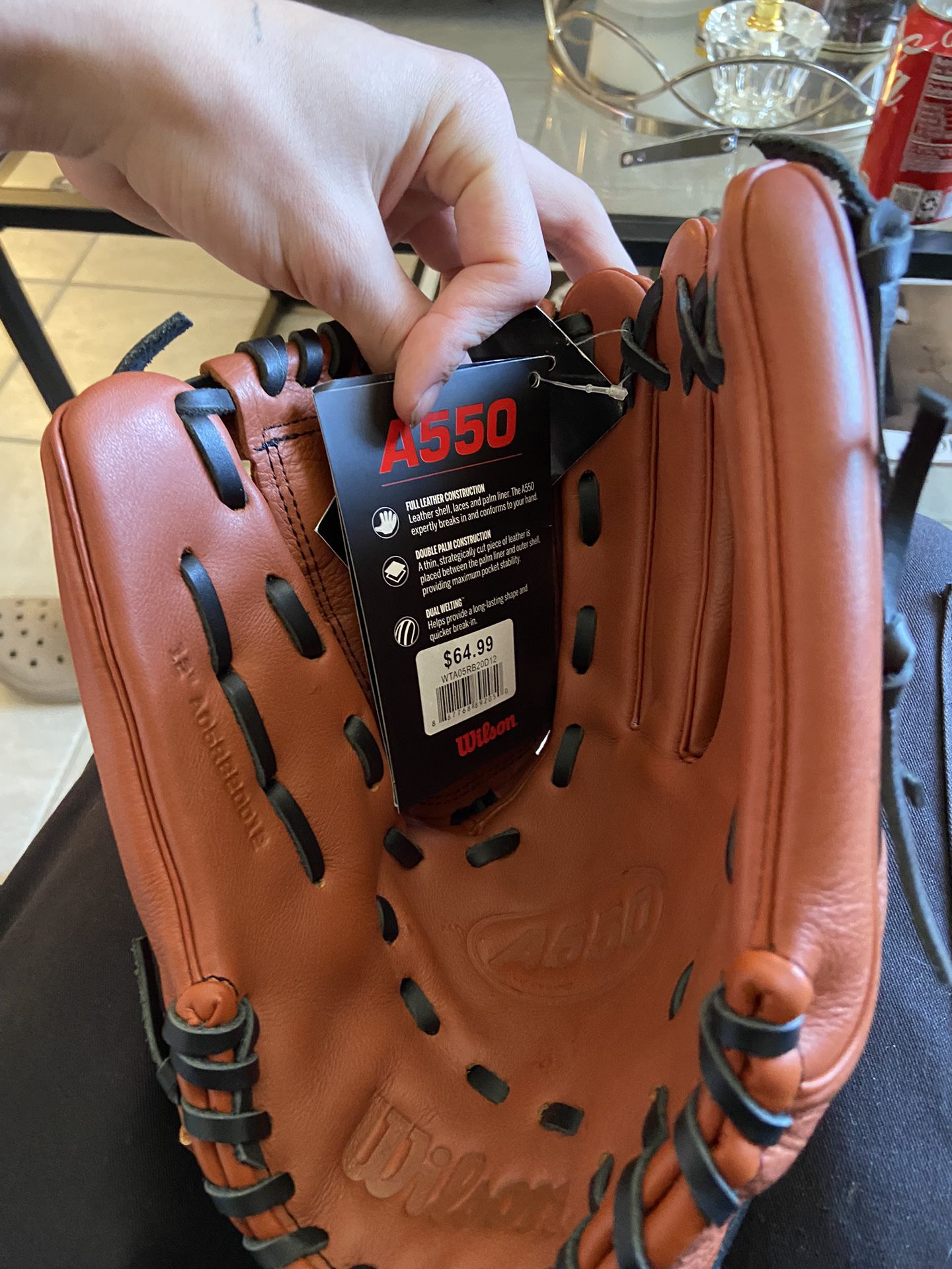 A550 12” baseball glove