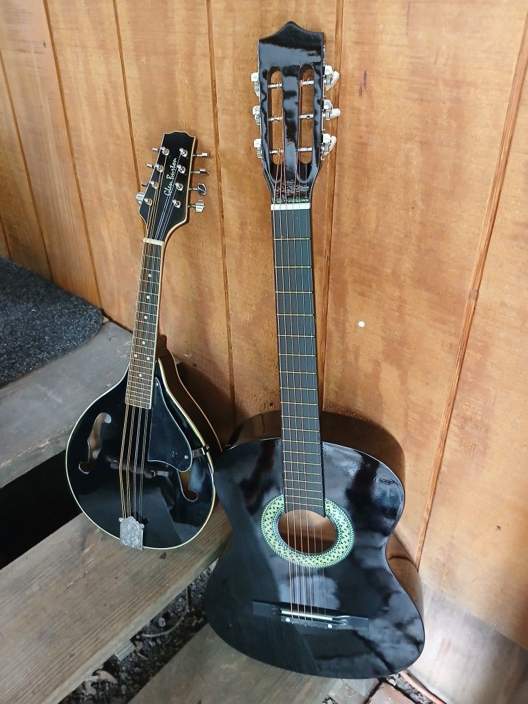 Brand New Acoustic Guitar And Mandolin Set