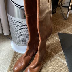 Franco Sarto Women’s Leather Boots Size 6 Previously Store Display 