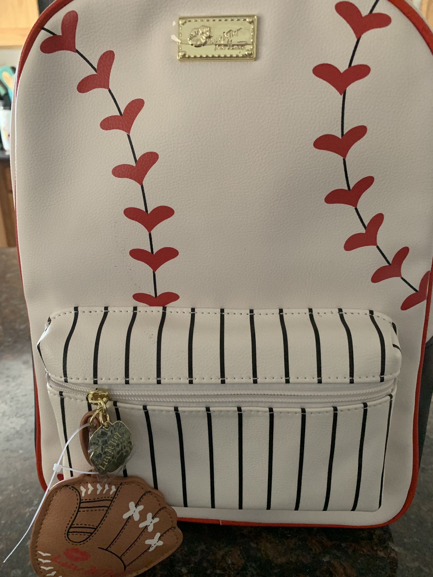 Betsey Johnson Baseball Backpack