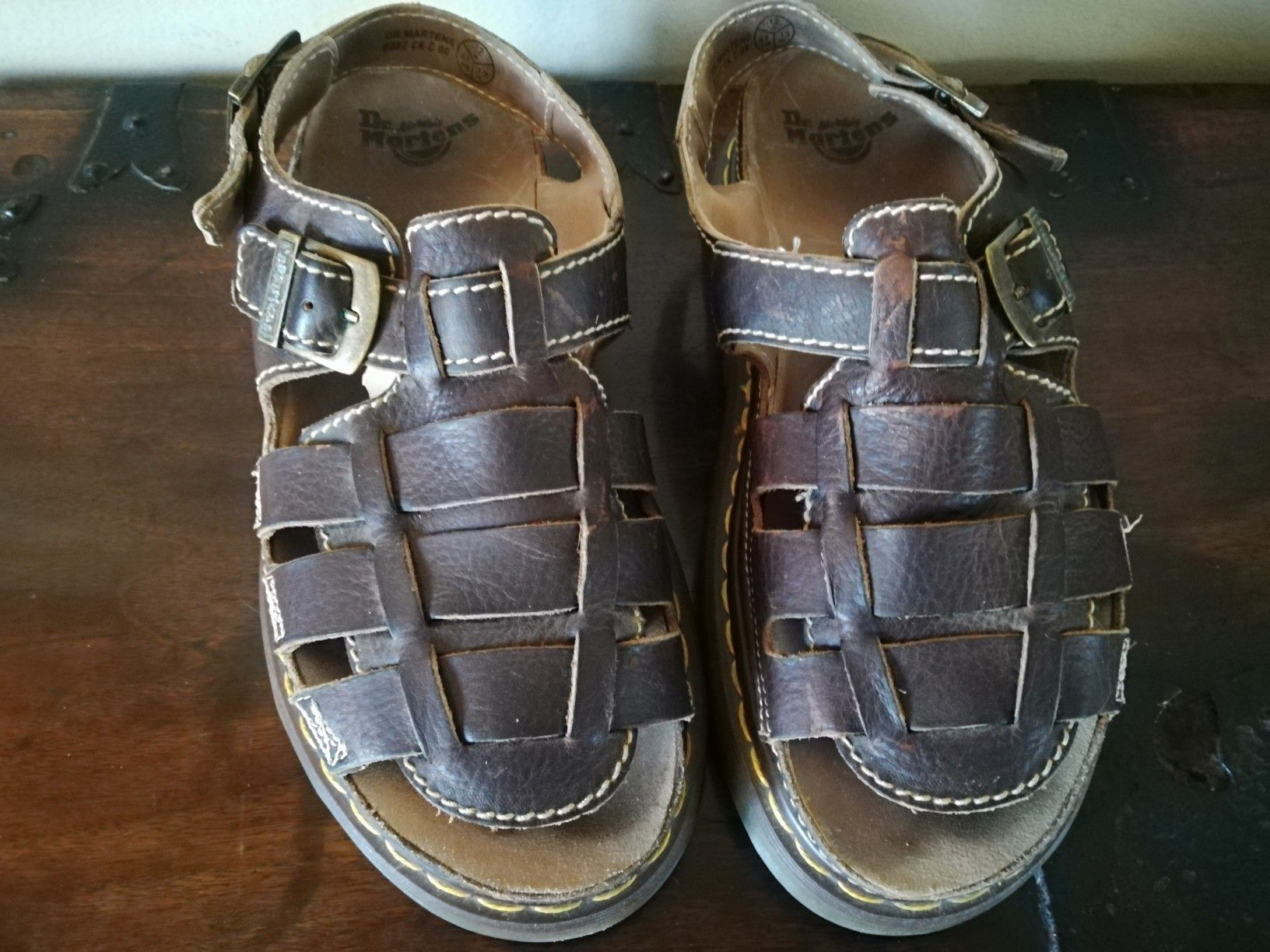 Dr Doc Martens Classic Fisherman Sandals Mens Sz US 13 Brown 8092 England for Sale in Olathe, KS
