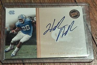 Hakeem Nicks Autographed Signed New York Giants North Carolina
