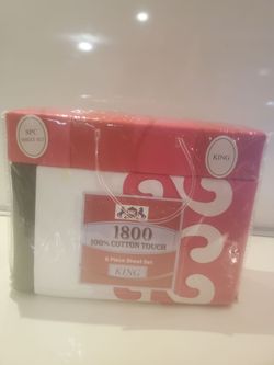 1800 Cotton Touch King 8-Piece Sheet Set