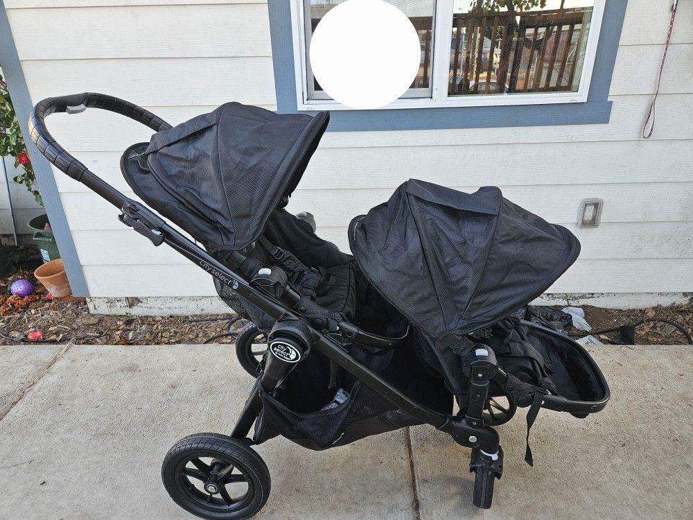 City Select Double Stroller Black 