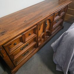 Dresser with mirror