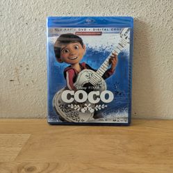   Blu-Ray +DVD +Digital Code Disney Pixar COCO