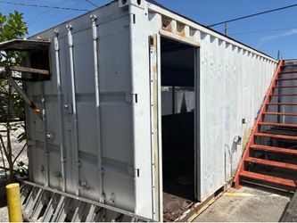 20' Modified Shipping Container Glass & Electrical