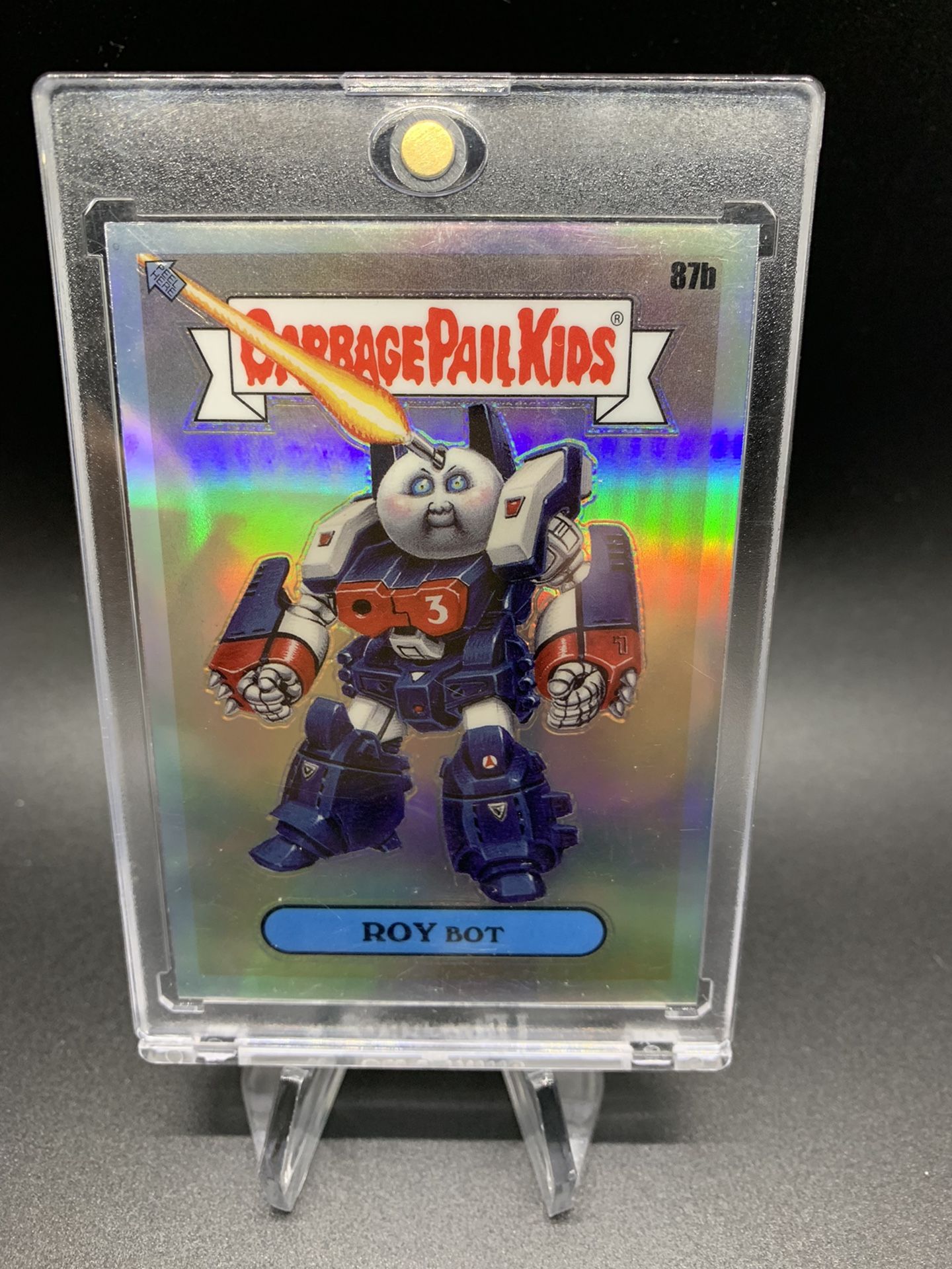 Roy Bot Garbage Pail Kids Refractor Card