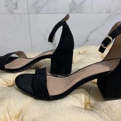 Sandal block-heeled 