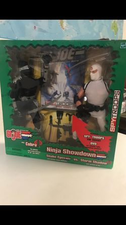 GIJoe Full Size With DVD Movie UNOPENED Snake Eyes Storm shadow