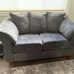 Gray Couch Set – $75 (OBO, need gone ASAP)