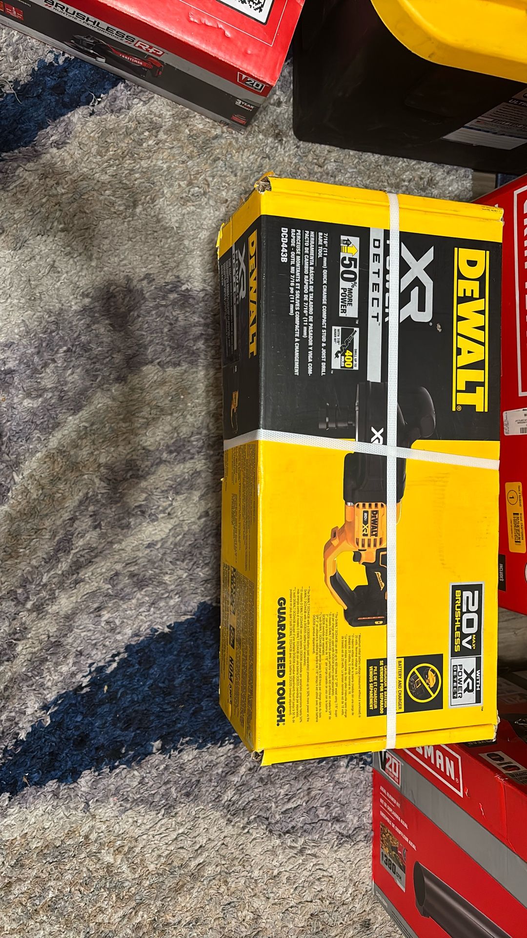 DeWalt Ft Power Detect 7/16” Quick Change Compact Stud & Joist Drill 