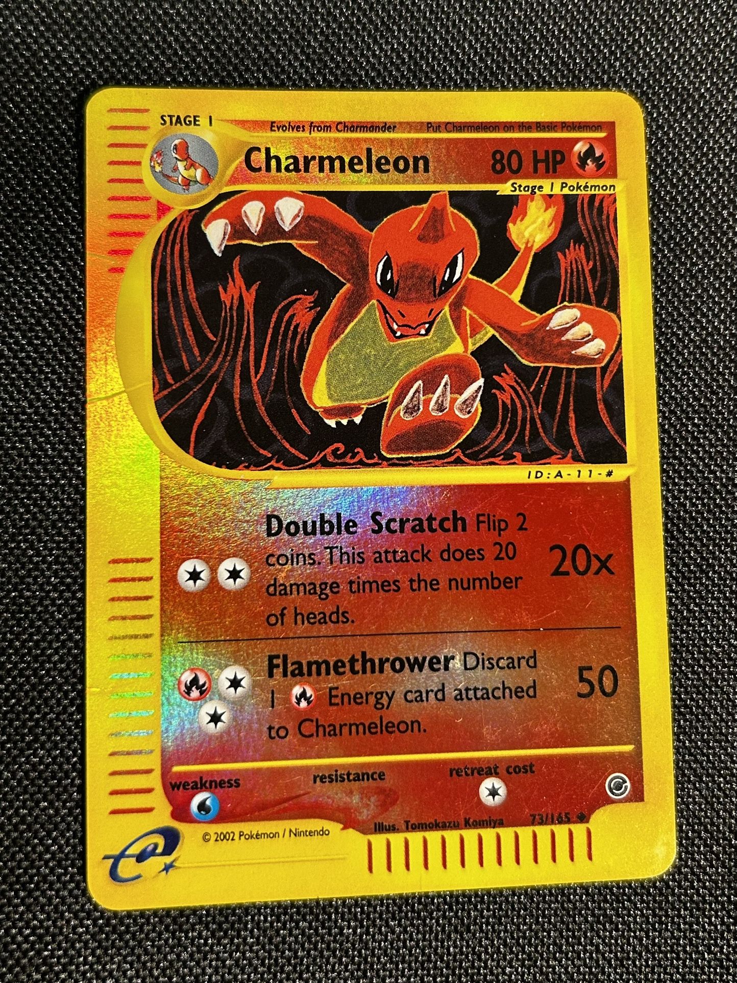 Pokémon Charmeleon — Expedition Base Set 73/165 — Reverse Holo — (MP) Pokemon