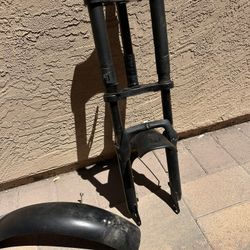 ebike Ridstar Q20 forks and fenders