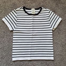 Striped Crop Shirt