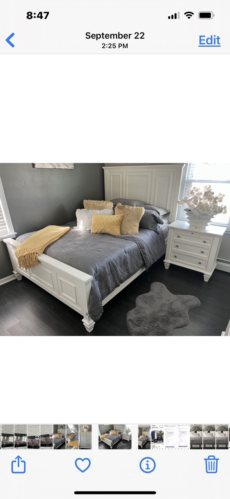 Queen three-piece Bedroom set