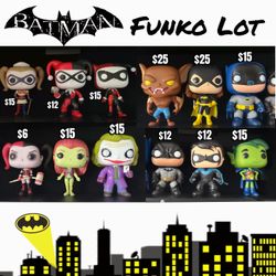 Batman DC Funko Lot