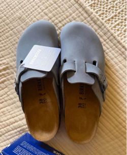 NEW Birkenstock Boston Clogs Elemental Blue – Women’s EU 38