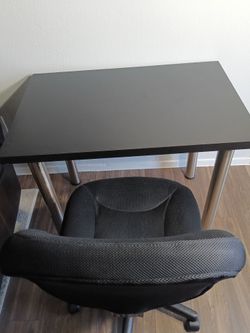 Table with and chair