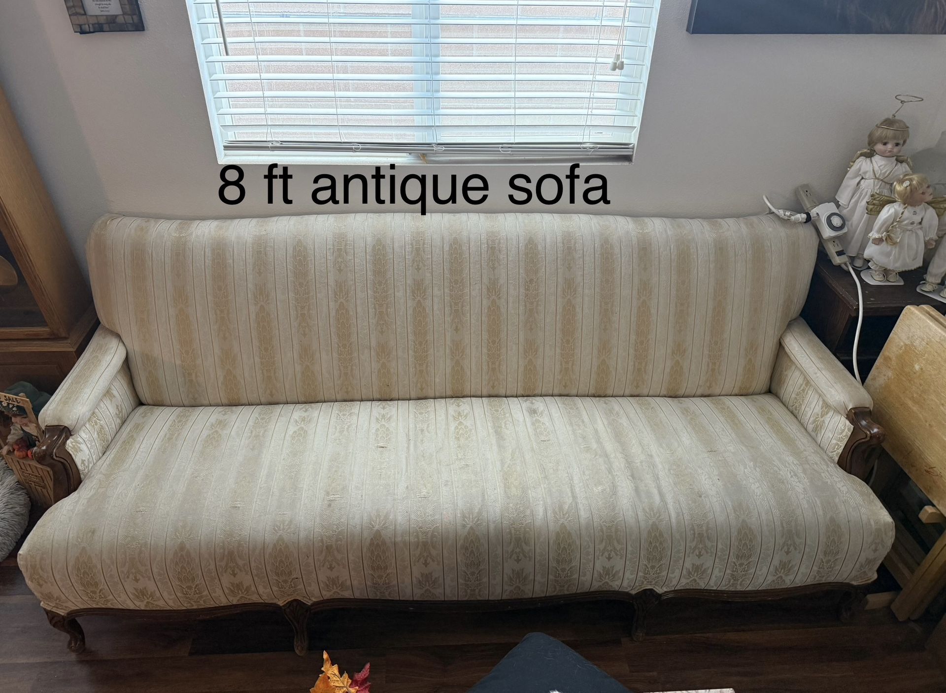8 foot antique sofa