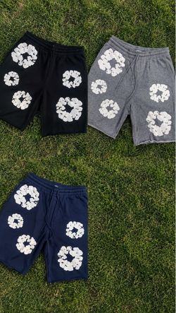 Denim tear shorts