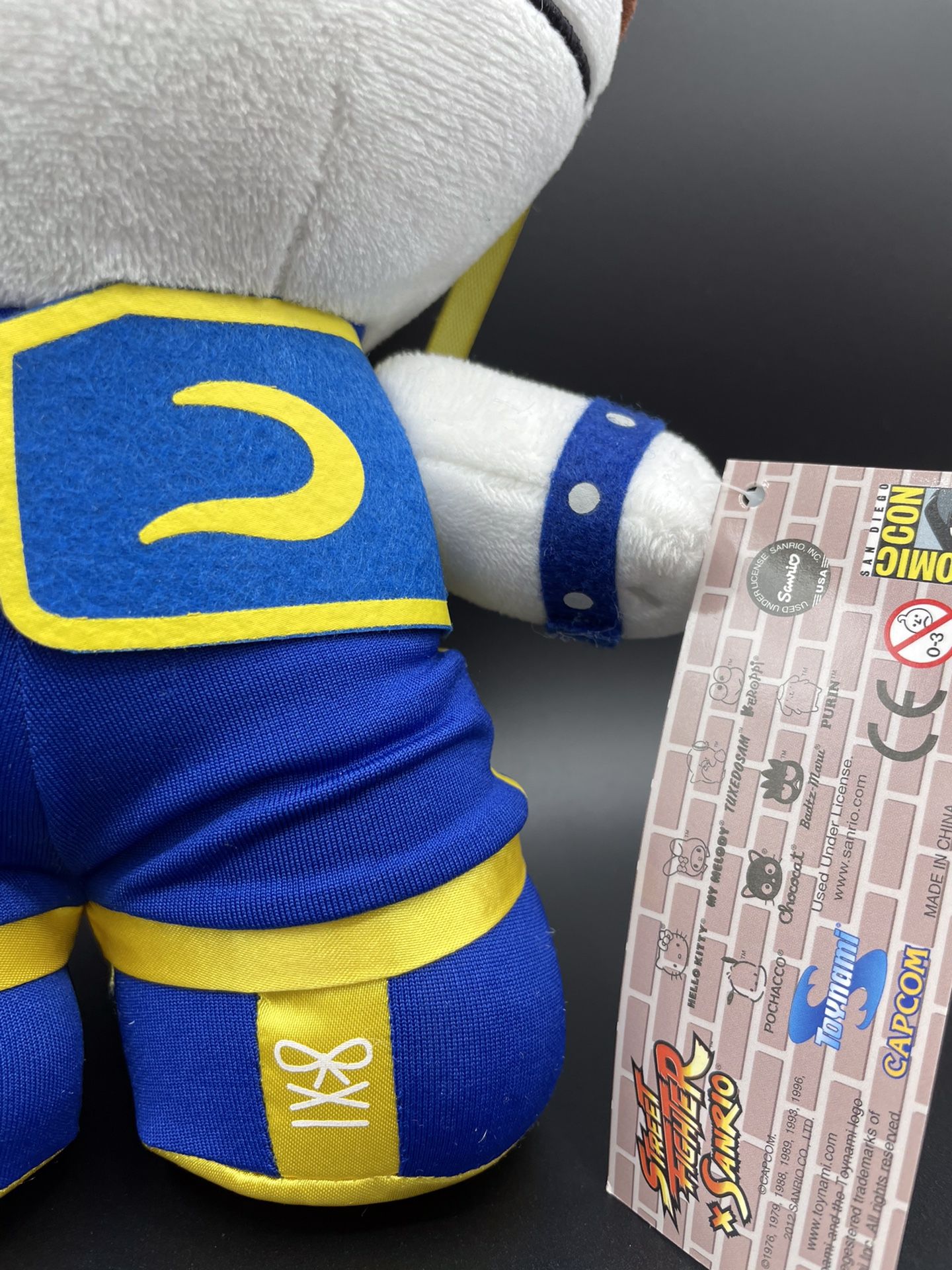 Street Fighter X Sanrio Chun Li Plush Figure - 11” Comic-con 2012 Capcom Exclusive - New With Tags