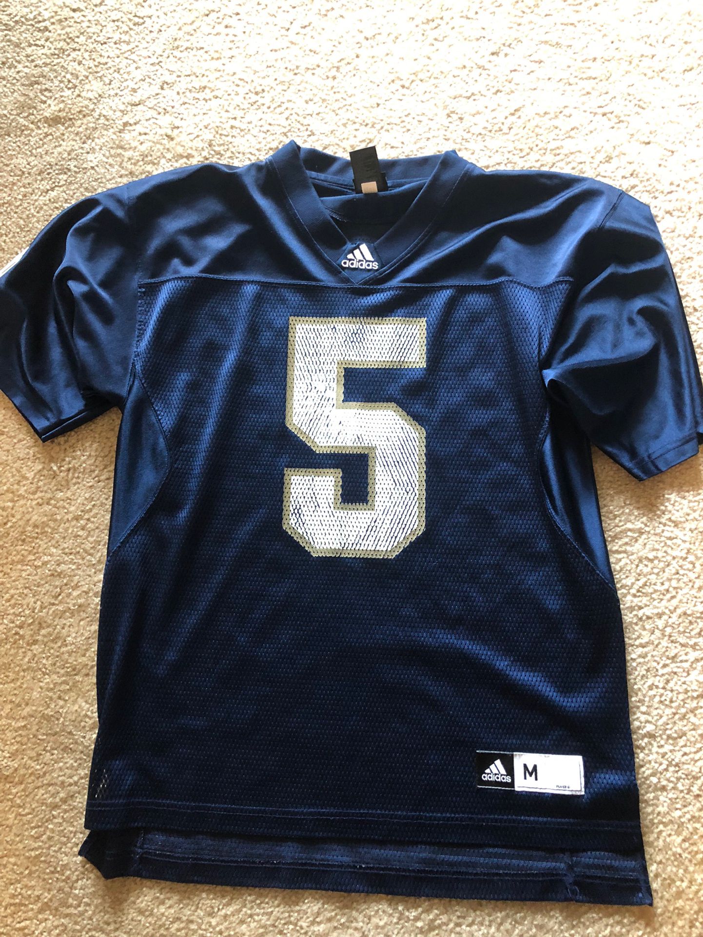 Notre Dame #5 Jersey Size Medium