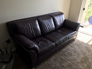 San diego leather sofa