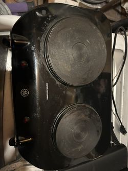GE double burner hot plate