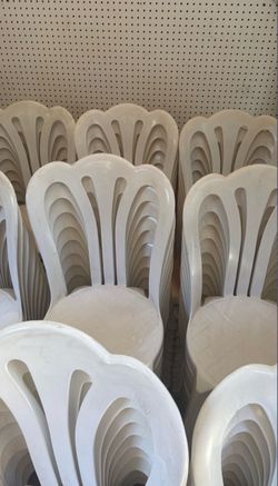 Plastic chairs