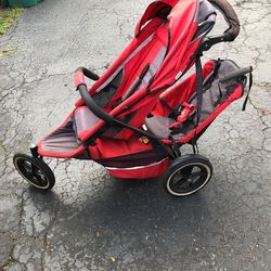 Phil&ted Sport Double stroller Everything Works Great 