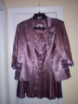 2 piece haute couture jacket&skirt size 48