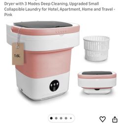 Portable Washing Machine, Mini 16L Foldable Washer