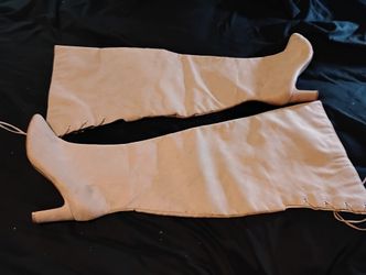 Thigh High Velvet Boots