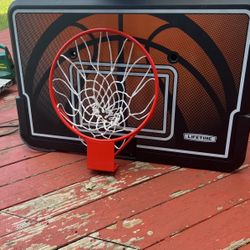 Basketball Backboard And Rim 