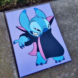 Stitch Halloween Painting 
