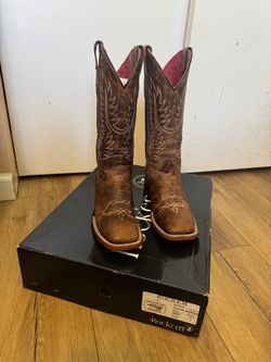 Rockem square toe boots women size 9
