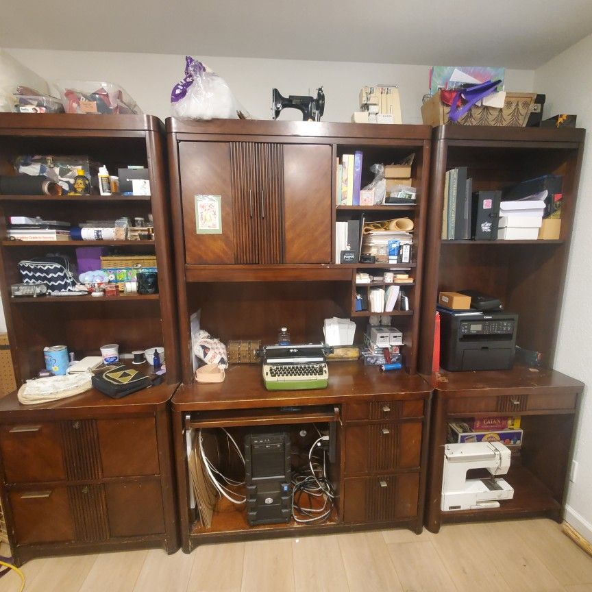 Solid Wood Entertainment Center