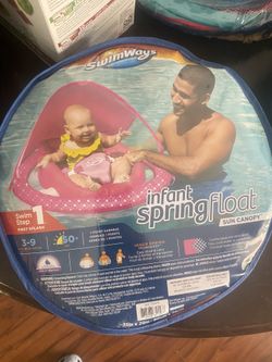 Infant Spring Float With Canopy Retail $35+
