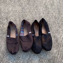 TOMS Shoes For Women And Youth Size W8 and W9 $20 Each Pair